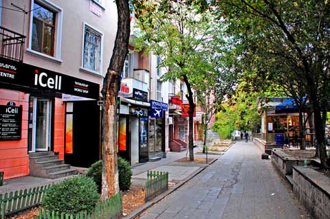Einkaufstraße Abovyan St, Yerevan / Erivan
