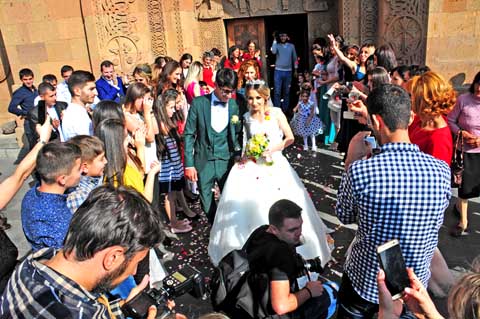 Hochzeit / Wedding in der Sankt Sarkis Cathedral, Saint Sargis Vicarial Church - heilige Sargis Kirche, Eriwan / Yerevan