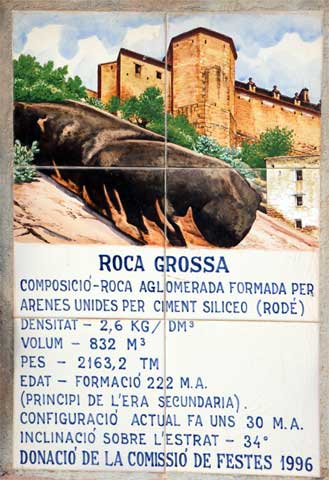 Roca Grossa, großer Stein