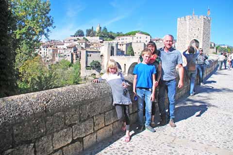 Kleinstadt Besalú Provinz Girona - Reisebericht Rundreise Katalonien