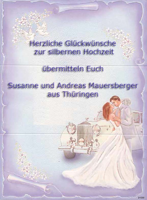 glueckwuensche silberhochzeit