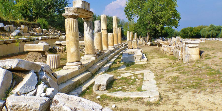 Stoa, Lagina Antik Kenti, Torgut-Yatağan Stoa, Lagina Antik Kenti, Torgut-Yatağan