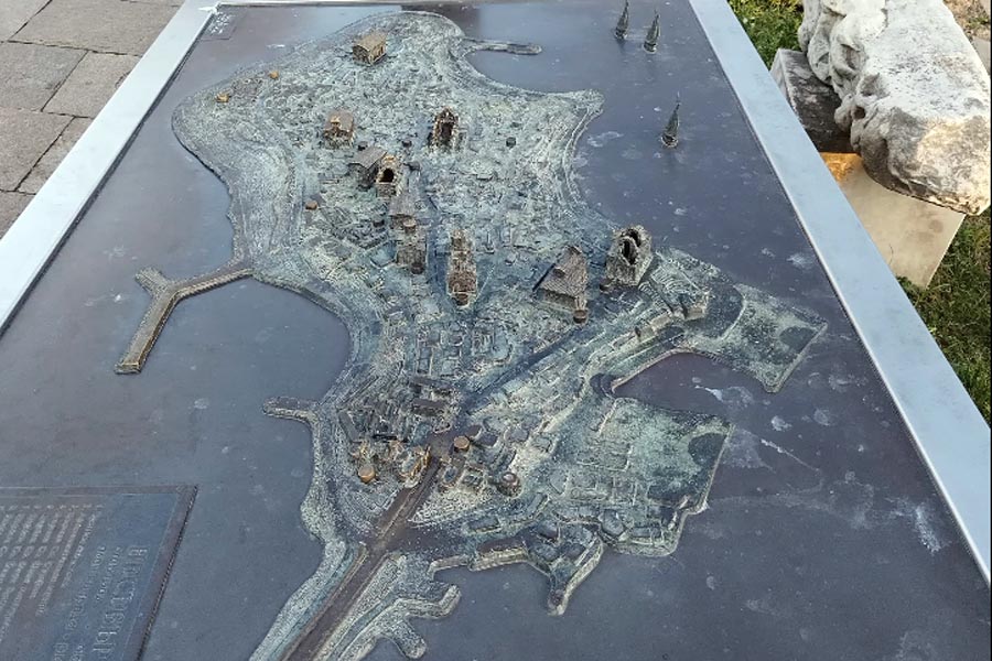 Plan of the City Nessebar / Релефна карта на Стария Несебър, Nessebar Plan of the City Nessebar / Релефна карта на Стария Несебър, Nessebar