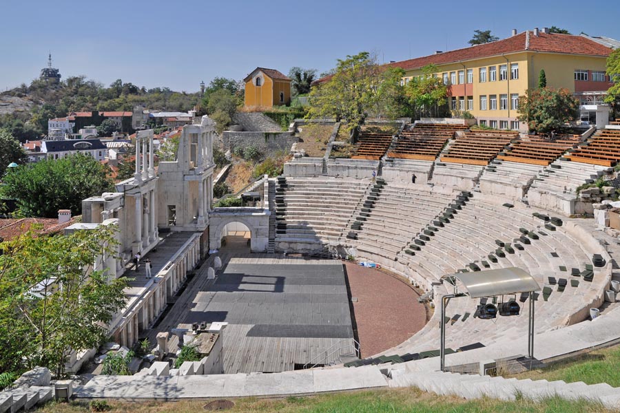 Römisches Theater von Philippopolis / Античен театър, Plovdiv Römisches Theater von Philippopolis / Античен театър, Plovdiv