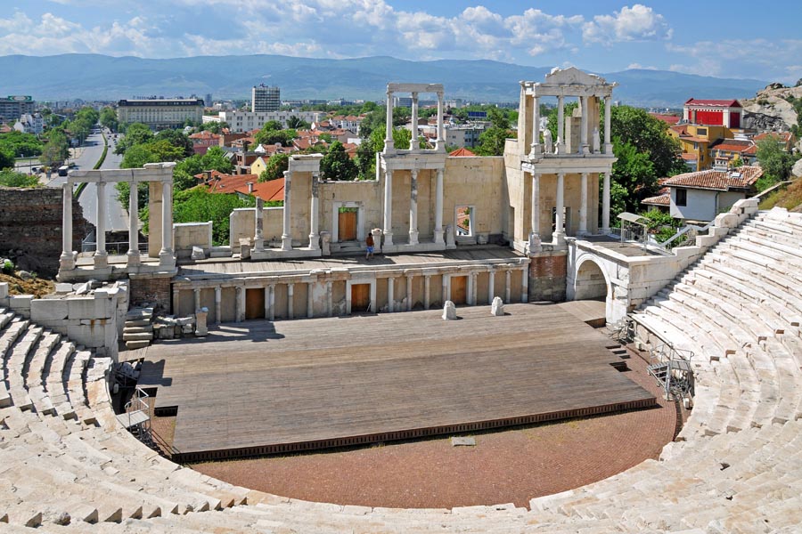 Römisches Theater von Philippopolis / Античен театър, Plovdiv Römisches Theater von Philippopolis / Античен театър, Plovdiv
