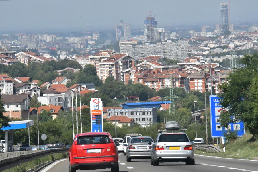 A1 E-75 in Beograd, Serbien