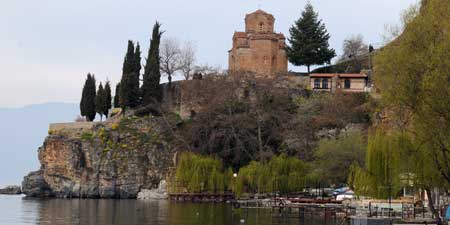 Ohrid Kirche des Heiligen Johannes von Kaneo