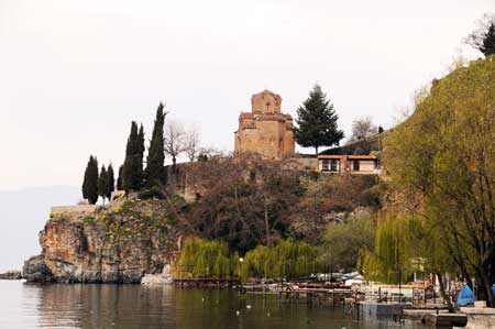 Ohrid Kirche des Heiligen Johannes von Kaneo