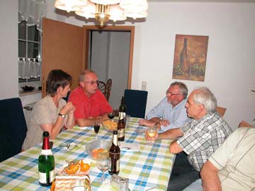 Dietmar erzählte alte Lehrerstory´s der damaligen Zeit
