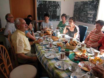 Abschiedsfrühstück in Ohrdruf