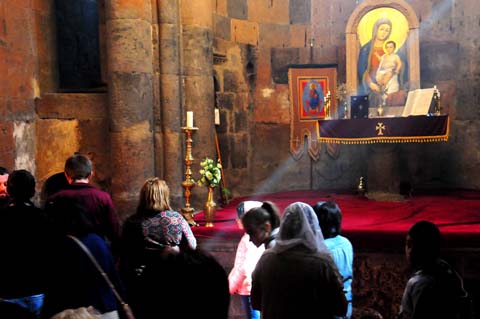 Psalmenkloster Saghmosawank / Saghmosavank /Sałmosavan Monastery Սաղմոսավանք