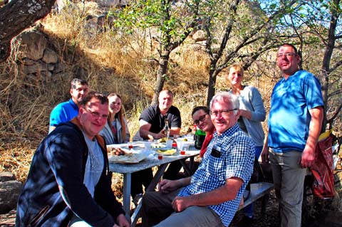 Picknick am Kloster Tegher Monastery