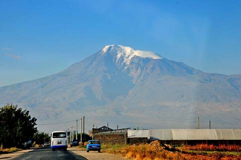 Berg Ararat bei Yerevan