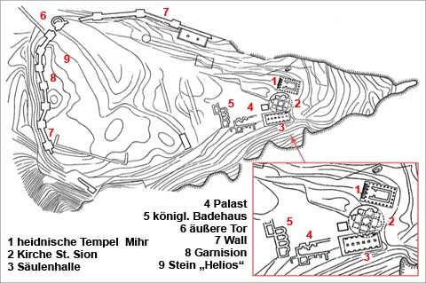 Lageplan Festung Garni