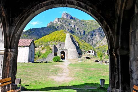 Kloster Akhtala / Achthala / Agarak / Burg Achtala