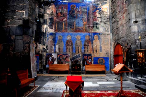 Fresken im Kloster Akhtala / Achthala / Agarak / Burg Achtala