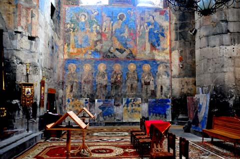 Fresken im Kloster Akhtala / Achthala / Agarak / Burg Achtala