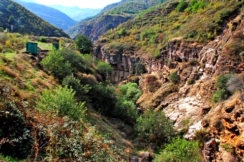 Satani kamurdg / Satanayi Kamurj/ Devil's Bridge - Teufelsbrücke bei Tatev