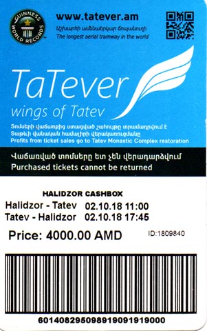 Seilbahn Wings of Tatev