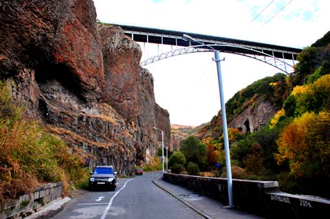 Zufahrt / Parkplatz zum Jermuk Waterfall