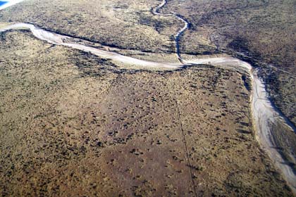 Luftbild nordöstlich Windhuk