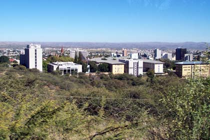 Skyline von Windhoek