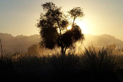 Sonnenaufgang im Sesriem Soussusvlei