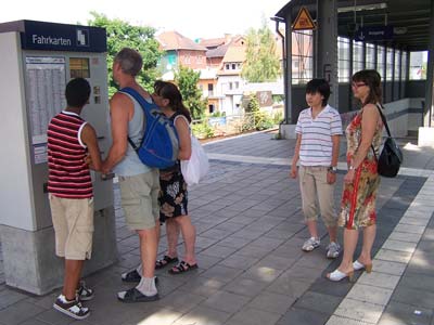 rail station Arnstadt