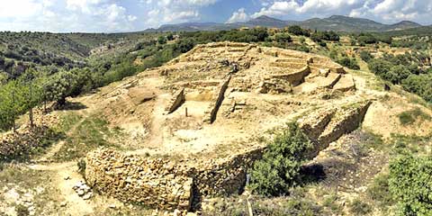 Los Morrones, Cortes d'Arenós, Ausgrabungsstelle