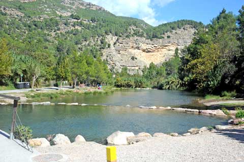 Badeschlucht Hot Springs, Montanejos