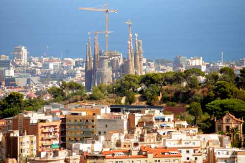 Blick auf Barcelona