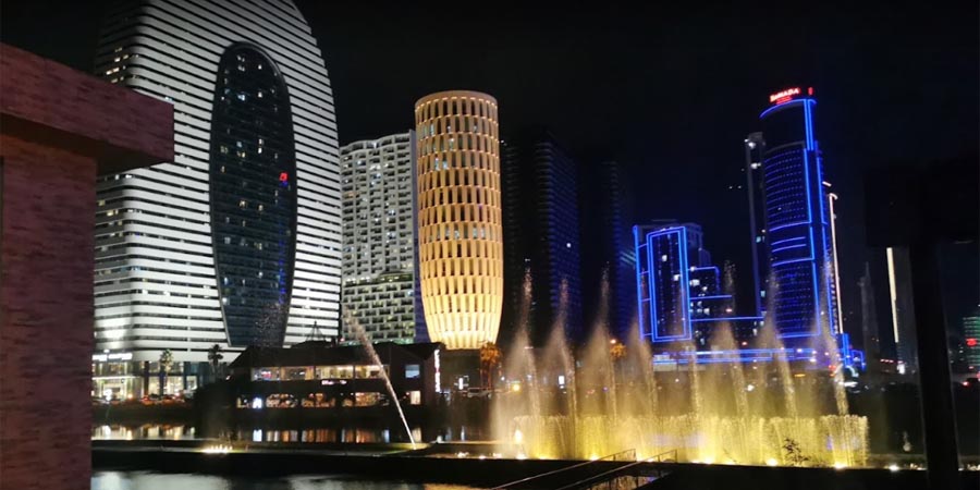 Dancing Fountains მოცეკვავე შადრევნები, Batumi