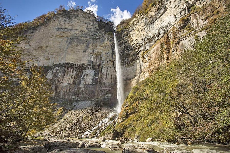Wasserfall Okatse კინჩხას ჩანჩქერი, Kinchkha