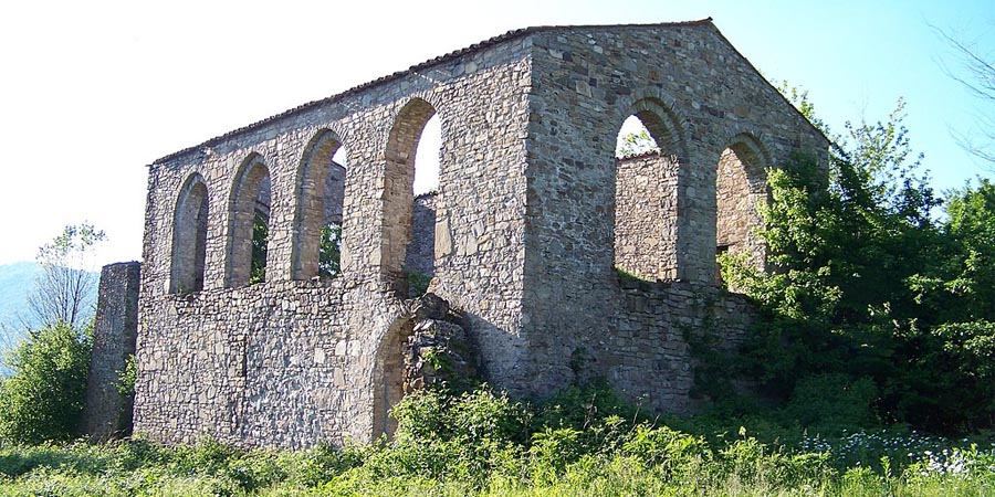 Palast im Kvetera Fortress კვეტერას ციხე-ქალაქი