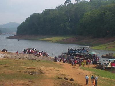 Bootsfahrt auf dem Periyar Lake