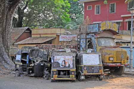 Indien Kochi Autorikscha Friedhof