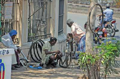 Chennai Madras Fahrradmonteur