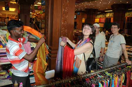 Indien Ponicherry - Shopping