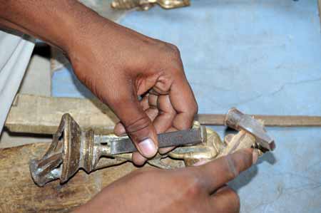 Indien Thanjavur - Bronze Workshop