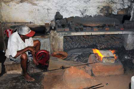 Indien Thanjavur - Bronze Workshop