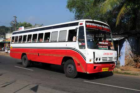 Kerala Vandiperiyar Linienbus