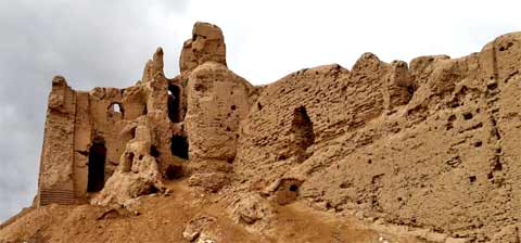 Ruinen der Festung Ardeshir Castle, Kerman