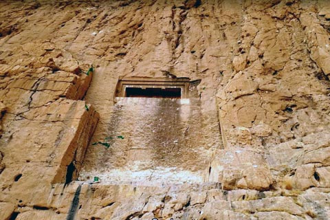Felsengrab Rock Tomb Dokan-e-Davood دکان داوود, Sarpol Zahab