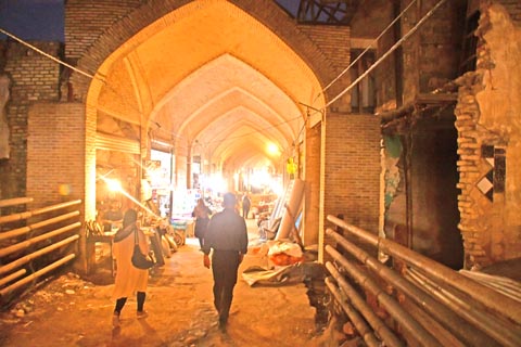 Islamic Bazaar بازار اسلامی  / Yahoudi-ha Bazar (jüdischer Bazar), Kermanschah