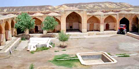 Khorshid Caravanserai in Qazvin
