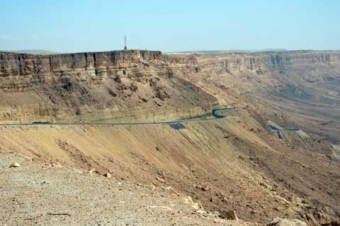 Mitzpe Ramon Erosionskrater Israel