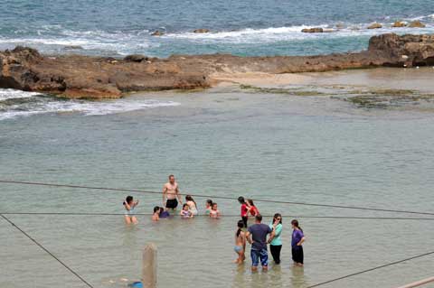 Nahariya Seewasser-Schwimmbad