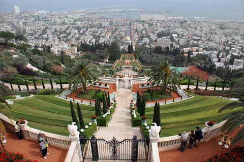 Hängenden Gärten Bahai Israel