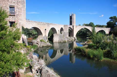 Brücke von Besalu - Pont Fortificat