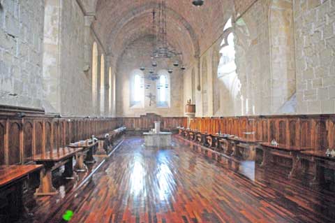 Monasterio de Santa María de Poblet Refektorium